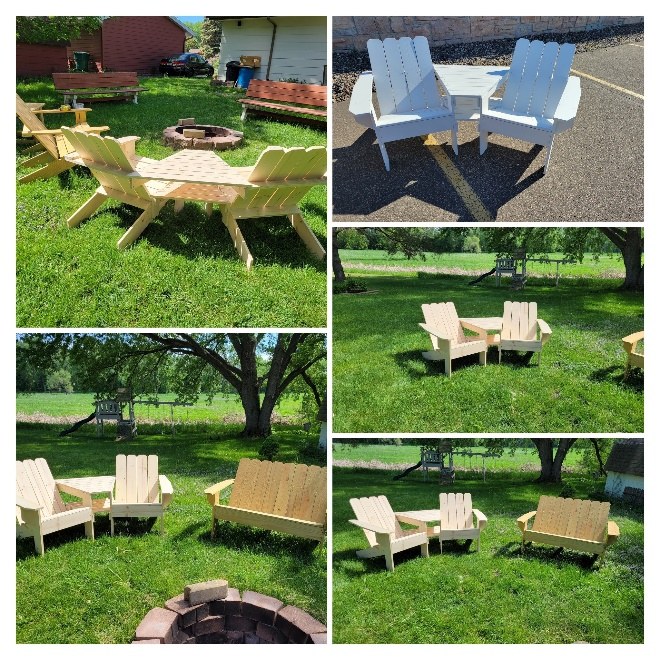 Outdoor Furniture: Adirondack Bench